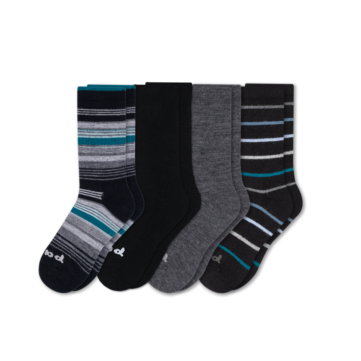 4 Pack - Men's Crew Pacas Socks