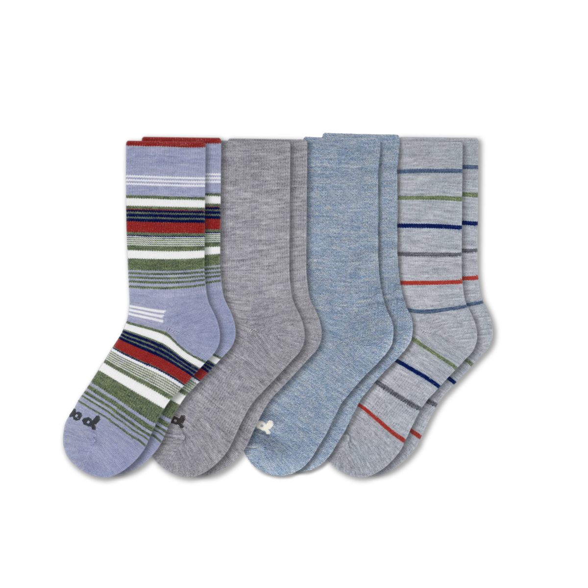 4 Pack - Men's Crew Pacas Socks