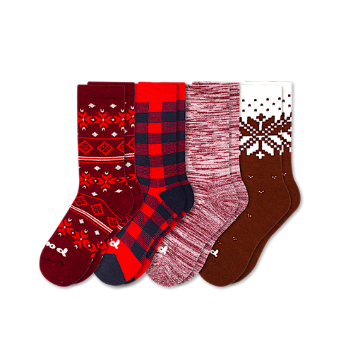 4 Pack - Women's Crew Pacas Socks