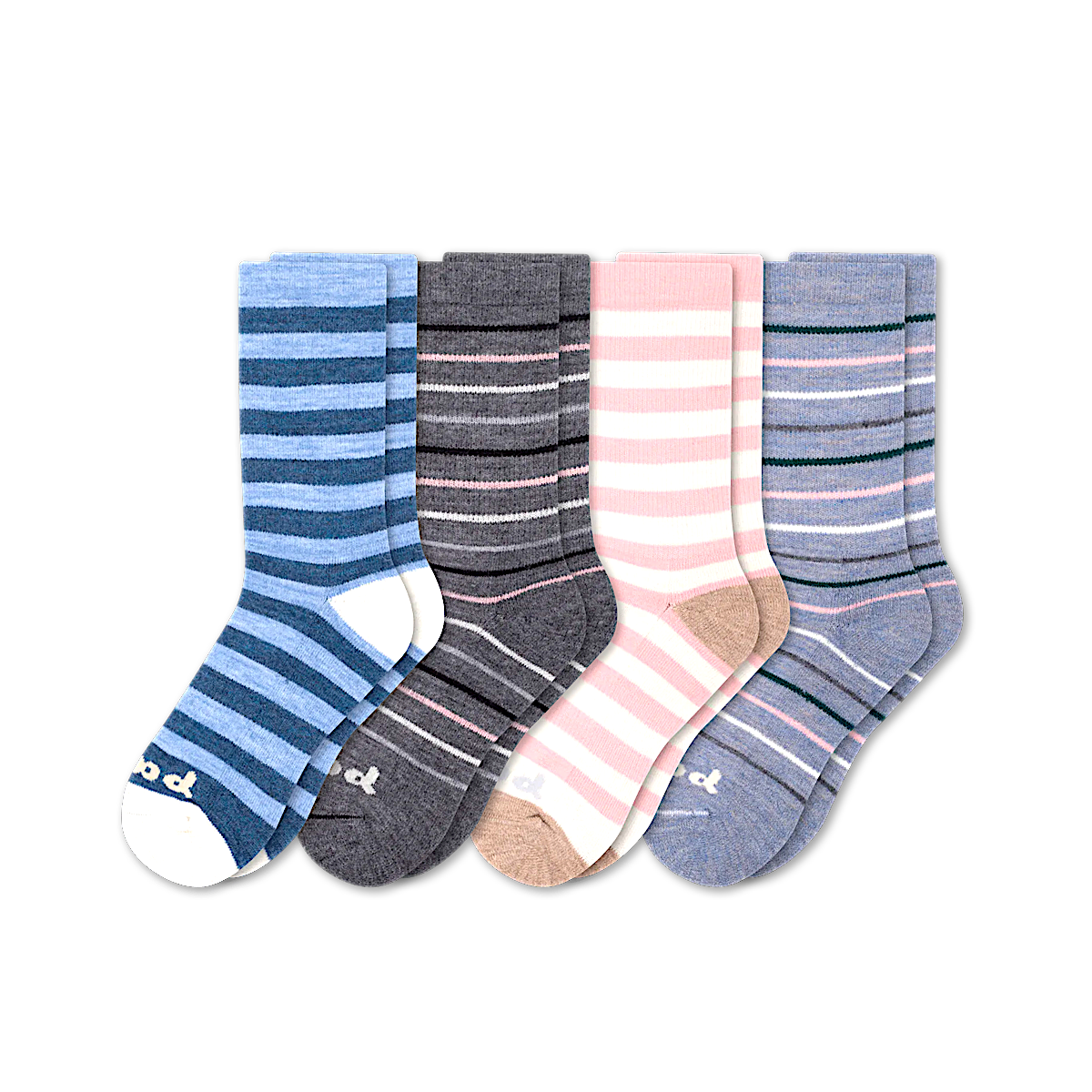 4 Pack - Women's Crew Pacas Socks