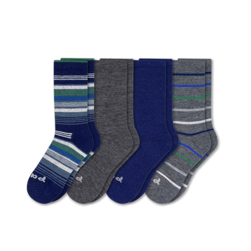 4 Pack - Men's Crew Pacas Socks