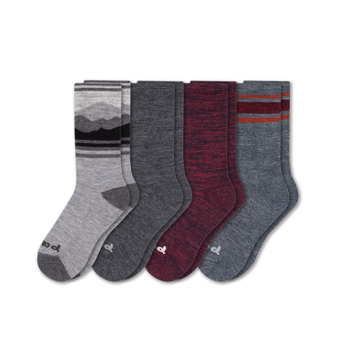 4 Pack - Men's Crew Pacas Socks
