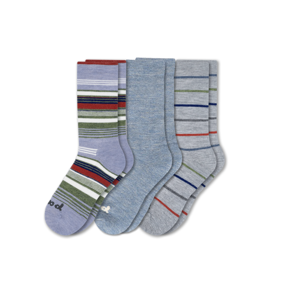 3 Pack - Men's Crew Pacas Socks