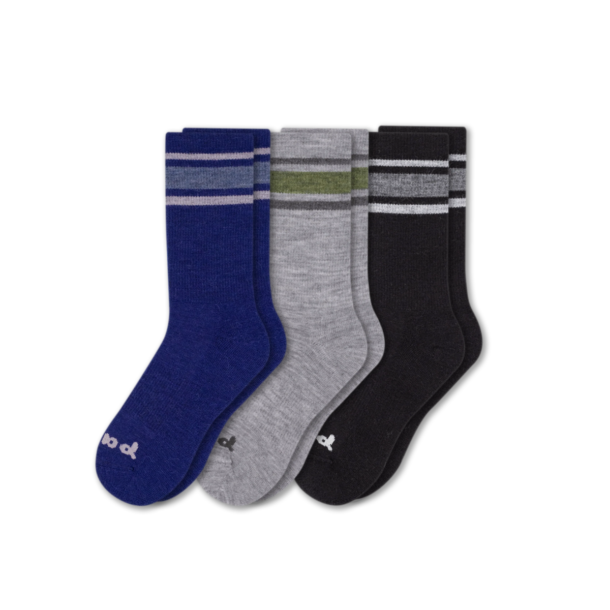 3 Pack - Men's Crew Pacas Socks