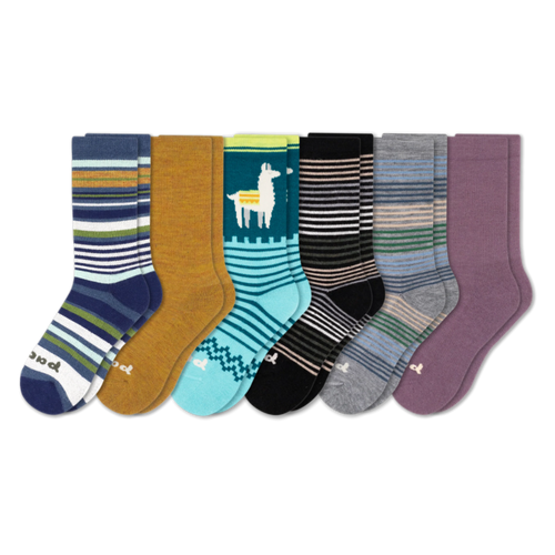 6 Pack - Women's Crew Pacas Socks