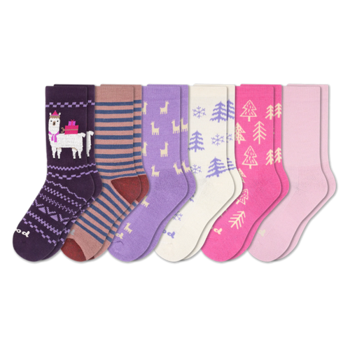 6 Pack - Women's Crew Pacas Socks