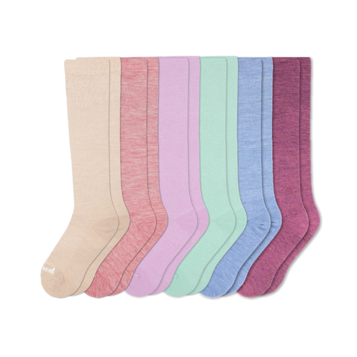 6 Pack - Women's Compression Socks