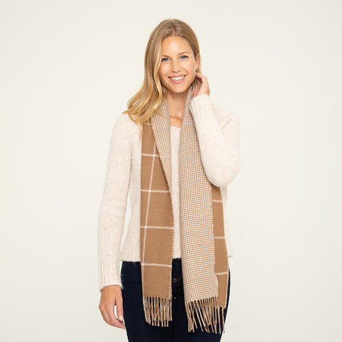 Women's Window Pane Scarf