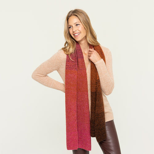 Women's Color Block Scarf