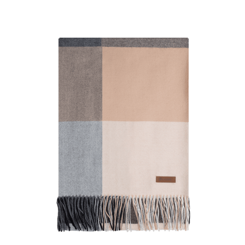 Multi Plaid Throw Blanket