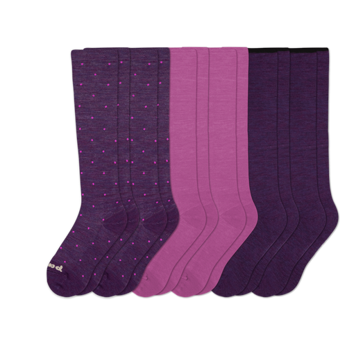6 Pack - Women's Compression Socks