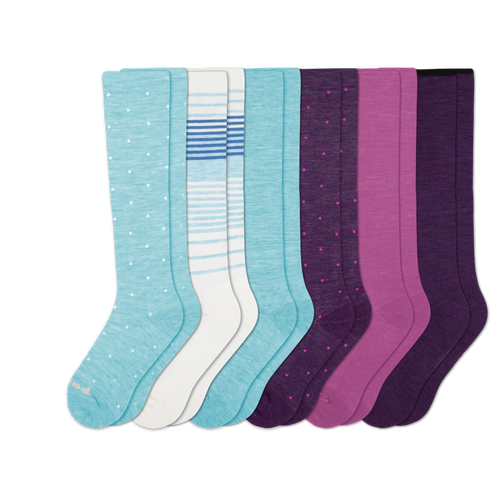 6 Pack - Women's Compression Socks