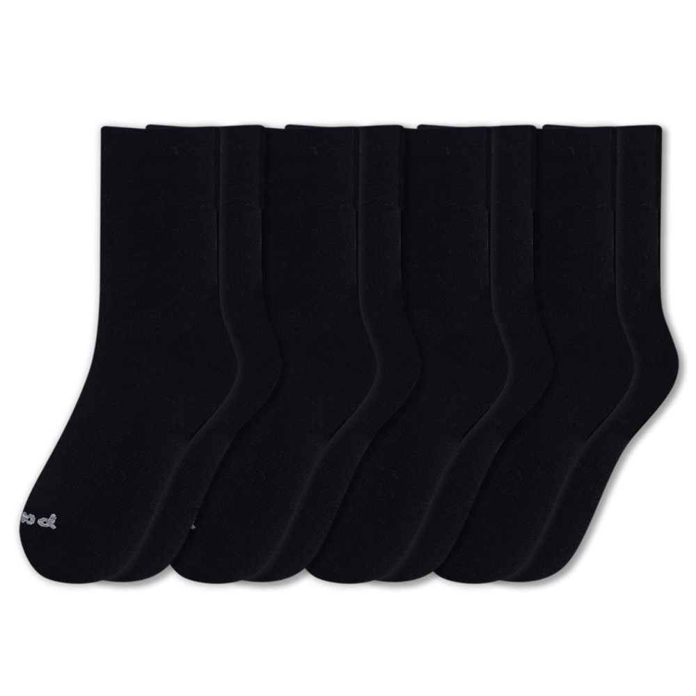4 Pack - Men's Light-Weight Crew Pacas Socks
