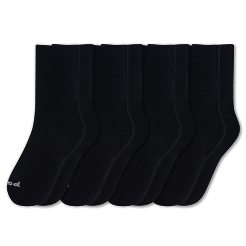 4 Pack - Men's Light-Weight Crew Pacas Socks