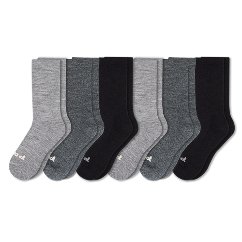 6 Pack - Women's Crew Pacas Socks