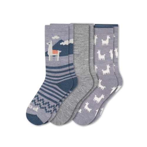 3 Pack - Women's Crew Pacas Socks