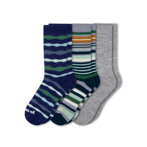 3 Pack - Women's Crew Pacas Socks