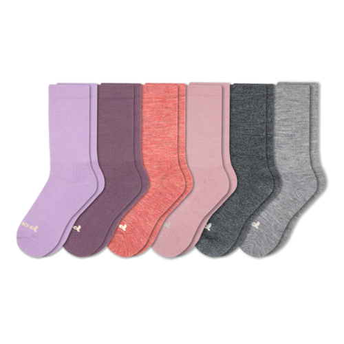 6 Pack - Women's Crew Pacas Socks