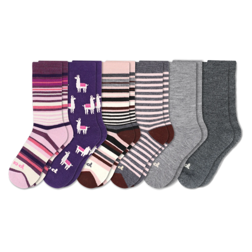 6 Pack - Women's Crew Pacas Socks