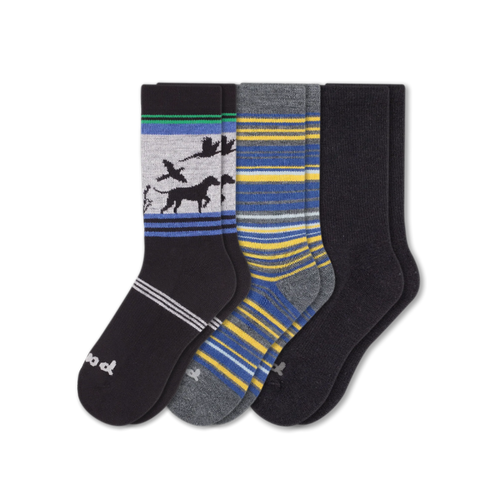3 Pack - Men's Crew Pacas Socks