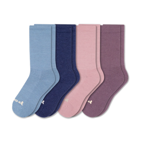 4 Pack - Women's Crew Pacas Socks