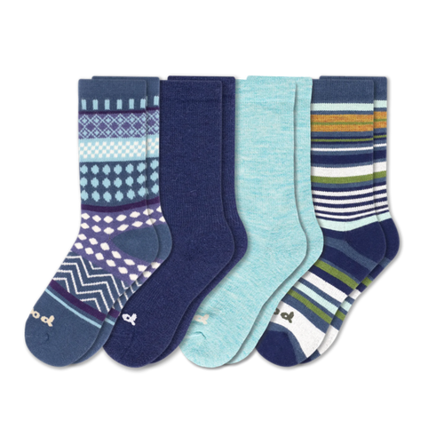 4 Pack - Women's Crew Pacas Socks