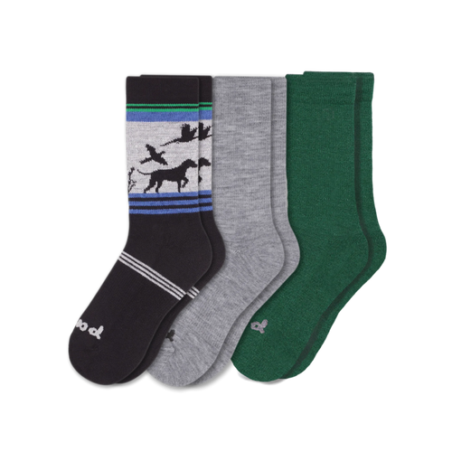 3 Pack - Men's Crew Pacas Socks