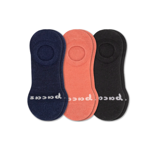 3 Pack - Women's No Show Socks