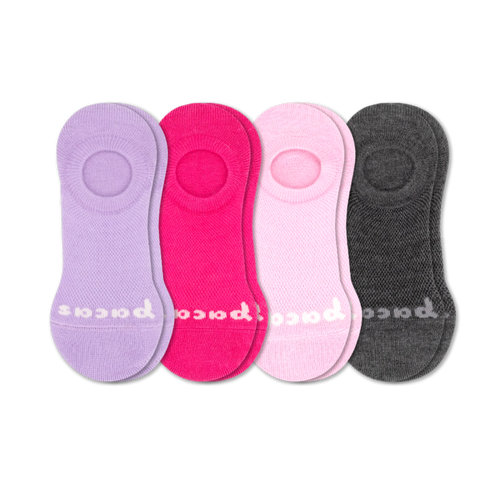 4 Pack - Women's No Show Socks