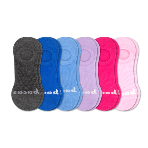 6 Pack - Women's No Show Socks