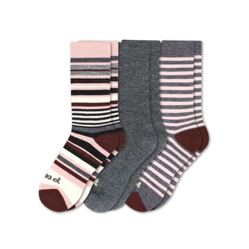 3 Pack - Women's Crew Pacas Socks