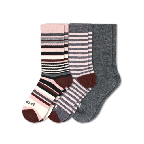 3 Pack - Women's Crew Pacas Socks