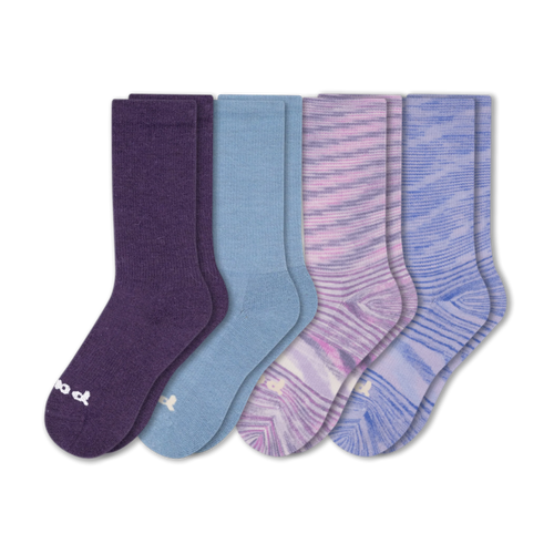 4 Pack - Women's Crew Pacas Socks