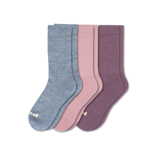 3 Pack - Women's Crew Pacas Socks