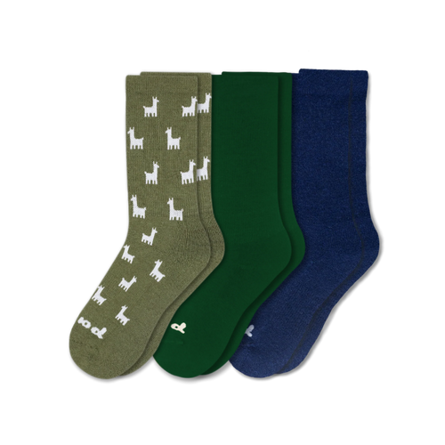 3 Pack - Women's Crew Pacas Socks