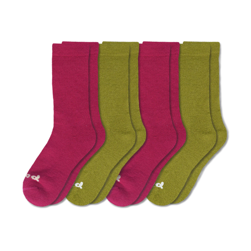 4 Pack - Women's Crew Pacas Socks