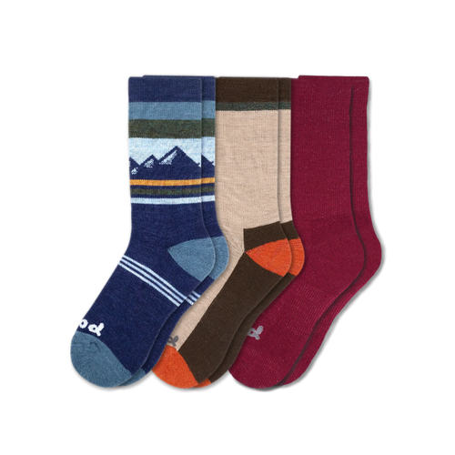 3 Pack - Men's Crew Pacas Socks