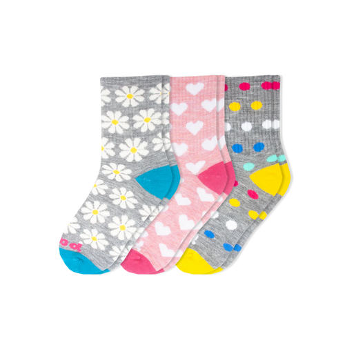 3 Pack - Kids' Crew Pacas Socks