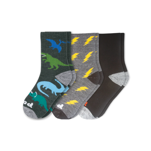 3 Pack - Kids' Crew Pacas Socks