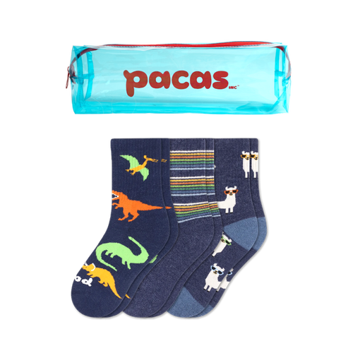 3 Pack - Kids' Crew Pacas Socks