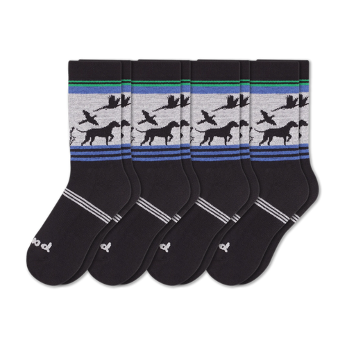 4 Pack - Men's Crew Pacas Socks