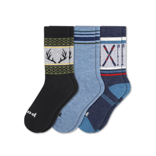 3 Pack - Men's Crew Pacas Socks