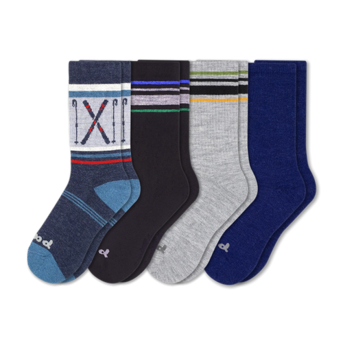 4 Pack - Men's Crew Pacas Socks