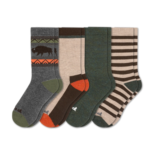 4 Pack - Men's Crew Pacas Socks