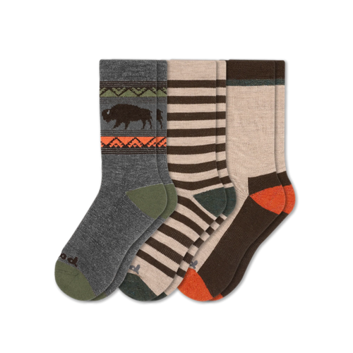 3 Pack - Men's Crew Pacas Socks