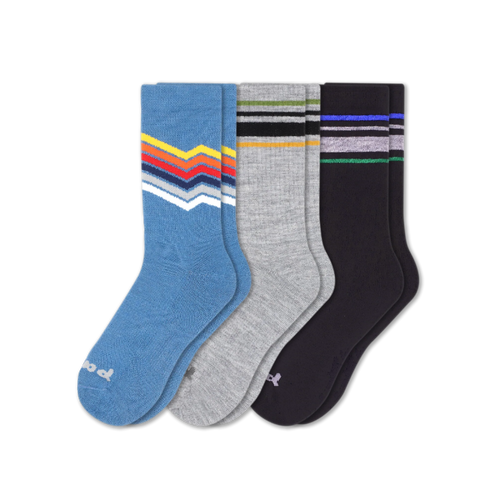 3 Pack - Men's Crew Pacas Socks