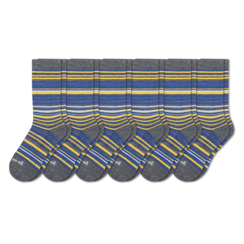 6 Pack - Men's Crew Pacas Socks