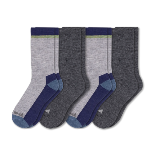 4 Pack - Men's Crew Pacas Socks