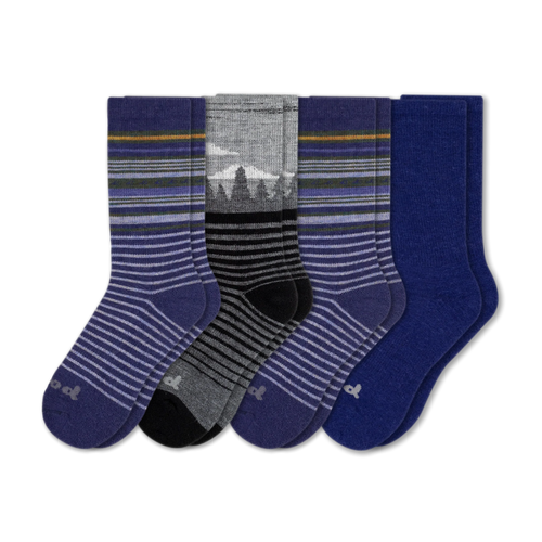 4 Pack - Men's Crew Pacas Socks