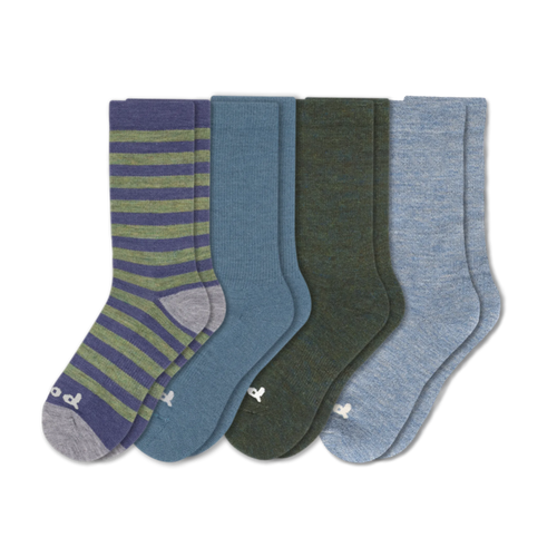 4 Pack - Men's Crew Pacas Socks